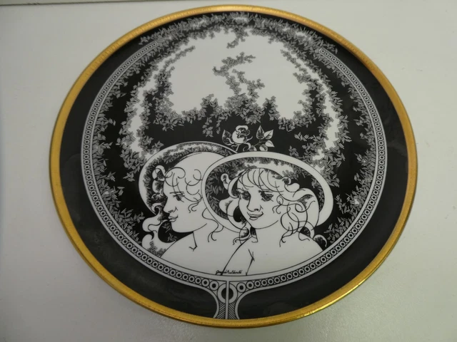 Vintage Hungarian Endre Szasz Hollohaza 1831 Decorative Portrait Wall Plate