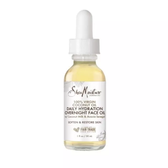 SHEA MOISTURE Daily Hydration Overnight Face Oil 1 Fl Oz