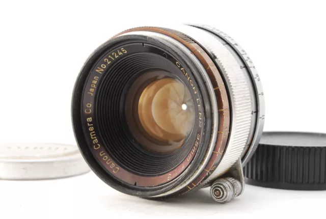 【EXC+++++】Canon 35mm f/1.8 MF Lens LTM L39 Leica L Screw Mount Lens From JAPAN 2