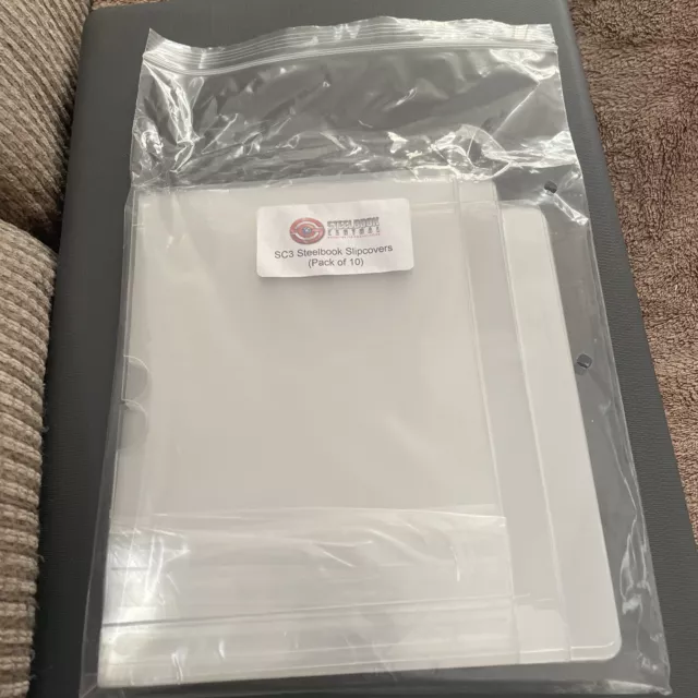 SCF10 Blu-ray Steelbook Protective Slipcovers / Protector (Pack of 100)