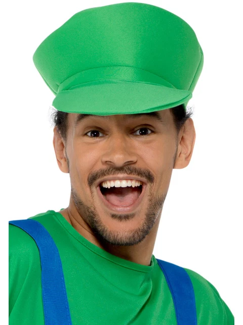 Adult's Green Plumber Gamer Guy Hat Costume Accessory