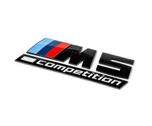 ORIGINAL BMW EMBLEM M5 Competition Schriftzug Zeichen Logo Heckklappe ...