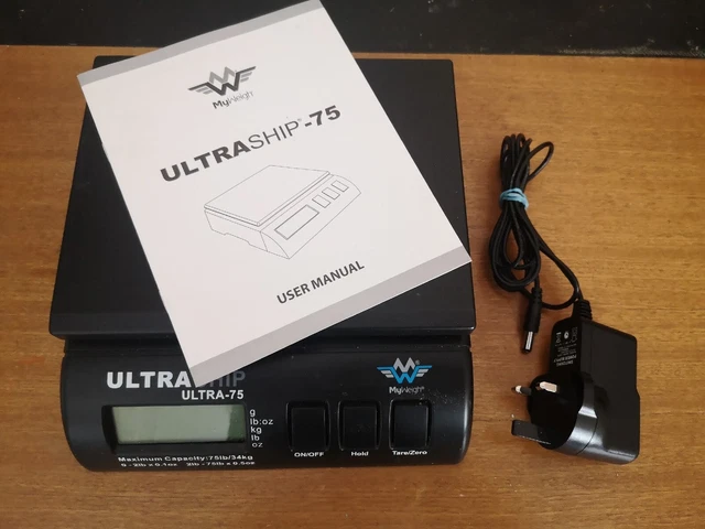 My Weight Ultraship 75 Bilance Postali Digitali - Fino A 34 Kg - Usate