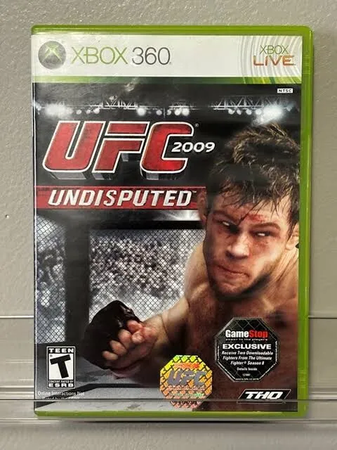 UFC 2009 Undisputed - Microsoft Xbox 360 PAL - Complete With Manual - Free Post