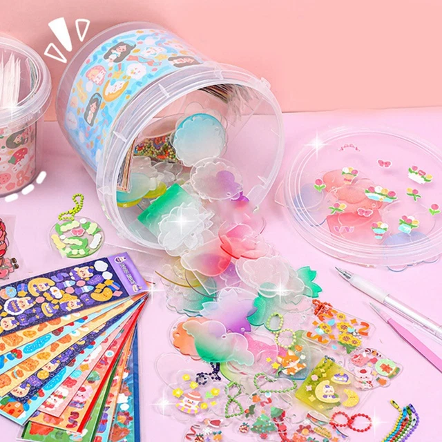 Kartenset Aus Acryl Anhänger DIY Guka-Set Karten-Set Schlüsselanhänger