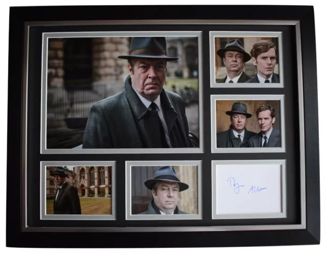 Roger Allam Signed Autograph 16x12 framed photo display Endeavour TV COA