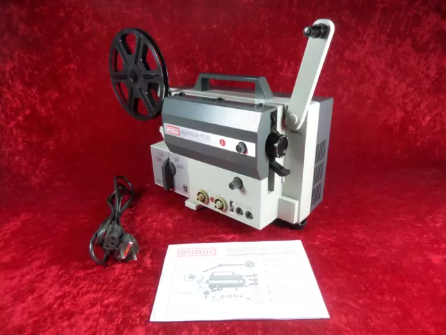 Super 8 Tonfilmprojektor: "Eumig Mark S 705". Sehr guter Zustand. Siehe Video.