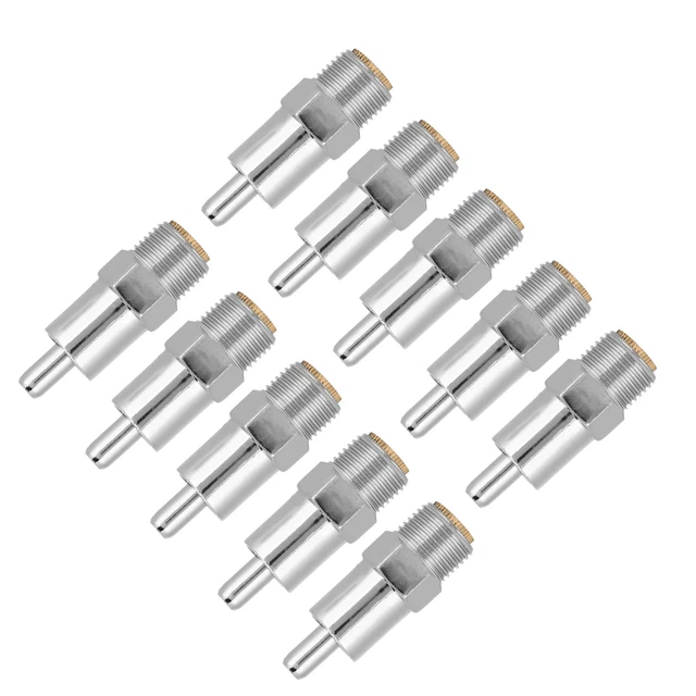 10 Pcs/Set Stainless Steel Pig Automatic Waterer Round Mouth Nipple Drinker Dgd