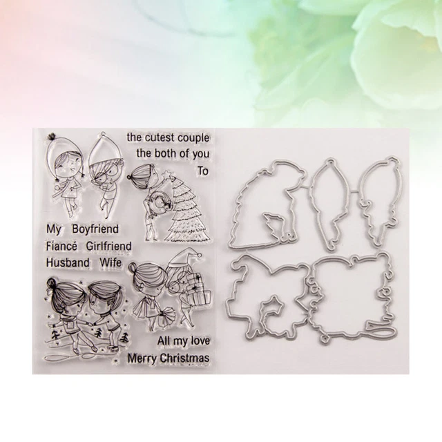 M Hochzeit Klar Gestanzte Prägeschablone Klarer Stempel Selber Machen