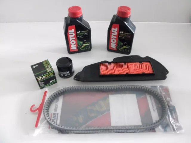 Kit Tagliando Huile Filtre Air Courroie Transmission Honda Sh 300i 2008 2009