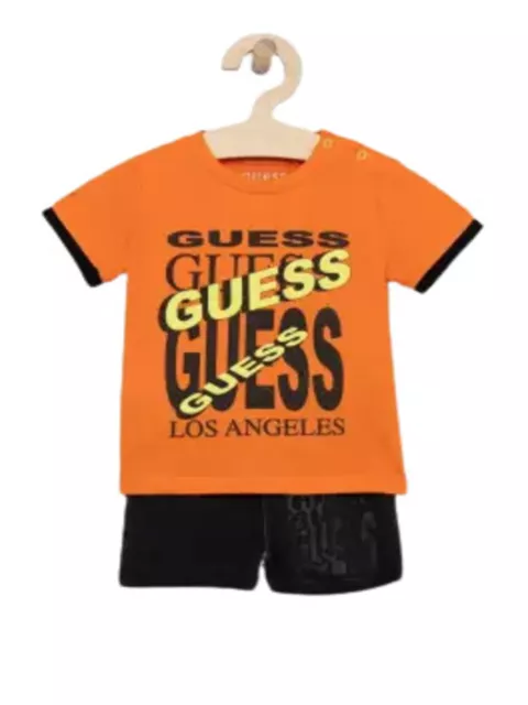 Guess Completo 2 Pezzi  Arancione Nero  Bambino  Guess