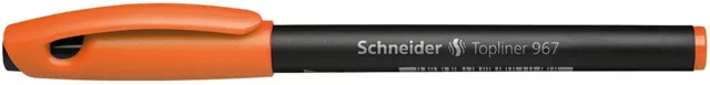 Schneider Topliner Farbe orange Fineliner 0.4 mm metallgefasste Schreibspitze