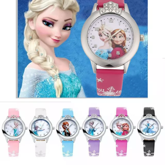 Disney-Frozen Kids Elsa & Anna Children Party Gift Wrist Watches - Choose Colour
