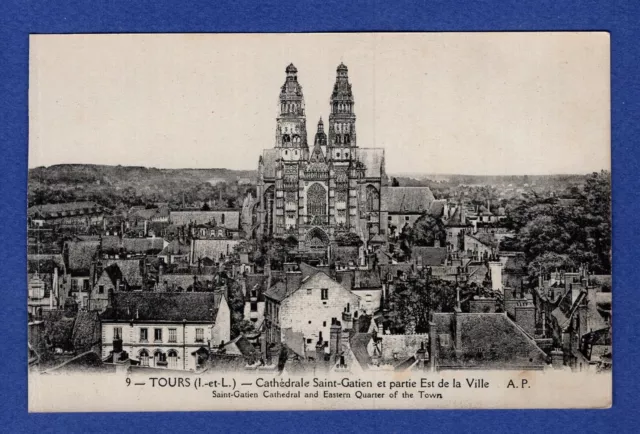 Ef * CPA  / Carte Postale : Tours , Cathédrale Saint-Gatien ...