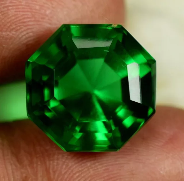 15.94 Ct Naturel Vert Fine Tsavorite Grenat Coupe Lâche Pierre Précieuse...