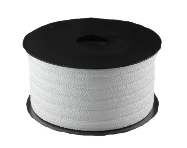 Pure PTFE Gland Packing (Various Sizes, Priced Per Metre)