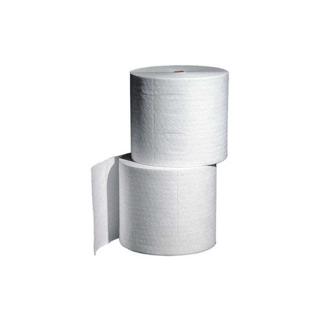 PIG MAT441 Absorb Roll,Oil-Based Liquids,White,PK2