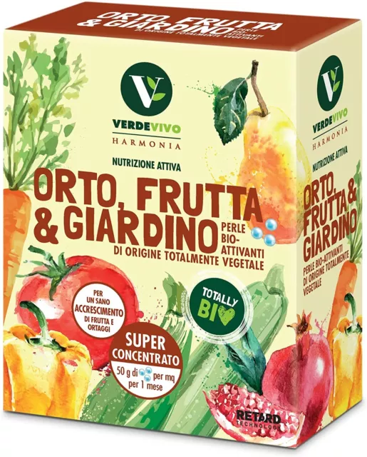 VerdeVivo Harmonia Biostimolante Orto Frutta Giardino Perle Bio Attivanti 1 kg