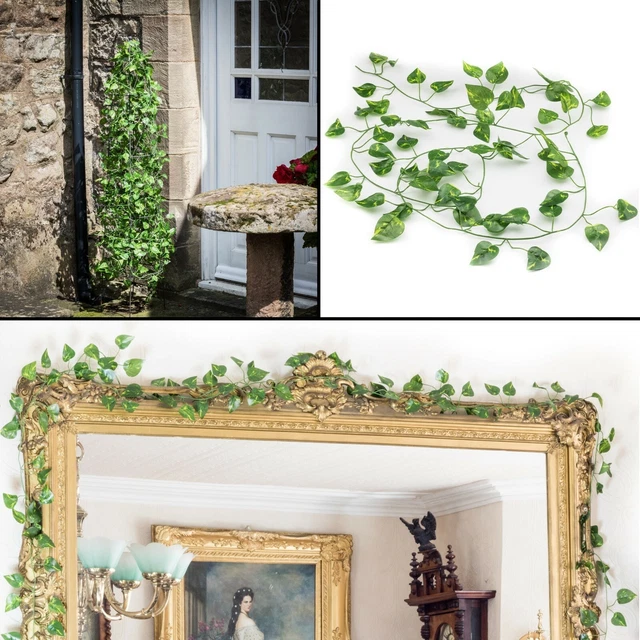 ARTIFICIAL IVY GARLAND Fake Vine Trailing Leaf Hanging Plant Foliage 2