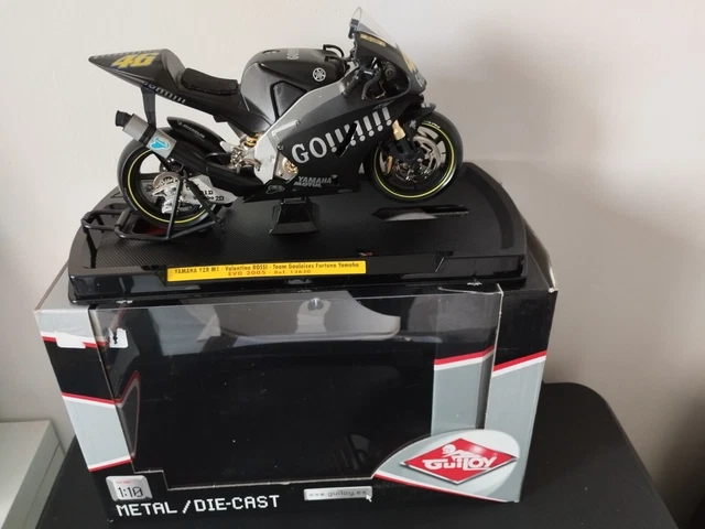 Maquette Métal Guiloy 1/6 - Yamaha XS 1100 LG - Noire - Modèle Réduit à L'échelle - Boîte Fermée Neuf