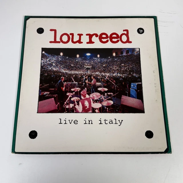 LOU REED - Live In Italy UK & Europe 2LP 1984 (VG+) ''* $25.99