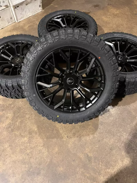 Brand new set of 20” alloy wheels and All terrain tyres Fits Ford Ranger 6x139