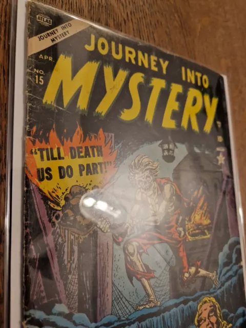 Journey Into Mystery #15 (1952) Live burial cover | Pre Code Horror Atlas comics 2