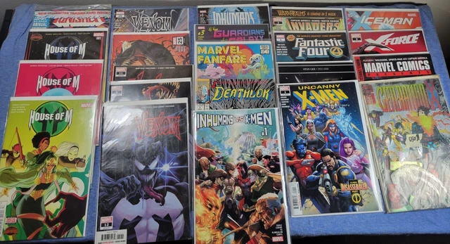 COMIC BOOK LOT OF 22 MARVEL DC SUPERHERO COMICS  VENOM stan Lee