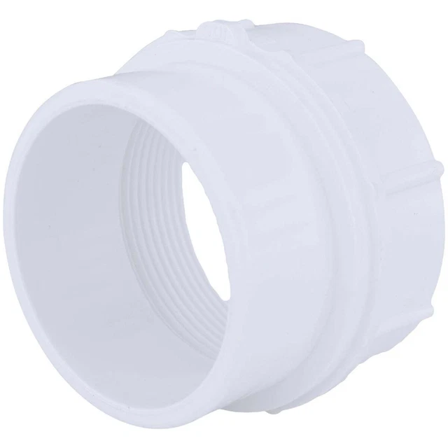 Charlotte Pipe 2 In. SPG x 2 In. FIP Schedule 40 DWV PVC Cleanout Pack of 50