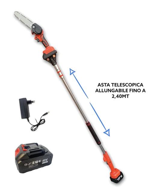 Trade Shop - Motosega Elettrica A Batterie A Litio 21v Da 12 Per, sega a batteri