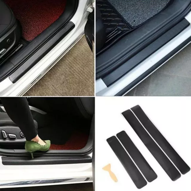 Car Door Sill Panel Step Protector Scuff Protector Threshold Sill Stickers