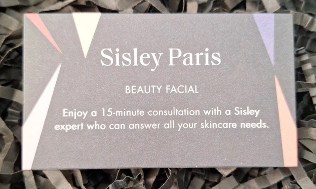 Sisley Paris Beauty Facial -15 Minutes Consultation @ Harvey Nichols Voucher.