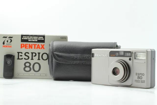 [Near MINT in Box ] PENTAX ESPIO 80 ZOOM AF Point & Shoot 35mm Camera From JAPAN