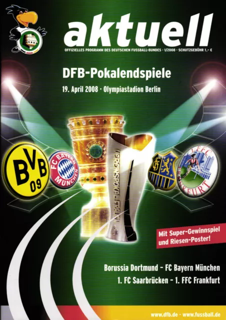 Final De La Copa DFB 19.04.2008 Borussia Dortmund - FC Bayern Munich En Berlín