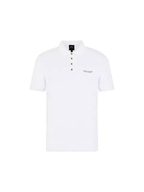 Polo a maniche corte Armani Exchange dal Fit Regular, in cotone, da uomo colo...