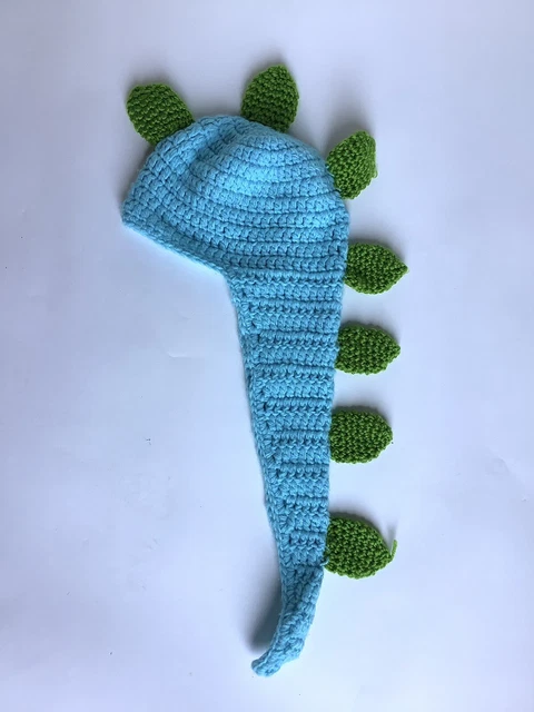 Newborn Infant Baby Knit Dinosaur Handmade Costume Photo Props Crochet