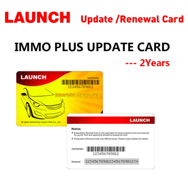 LAUNCH 2 Years IMMO PLUS Renewal Update Software Card for X431 PAD V/PAD VII