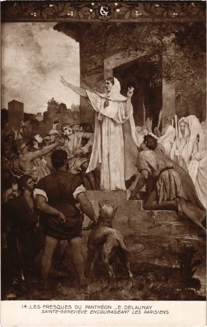 CPA AK St-Genevieve Encouraging les Parisiens SALON DE PARIS (1355716)