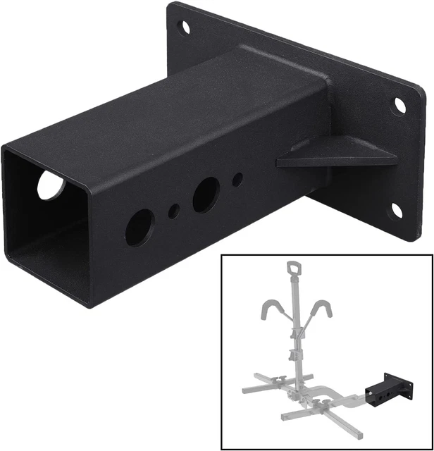 Hitch Heavy Duty Wall Mount Adapter, Bike and Cargo Rack Hanging Garage Rack Hit