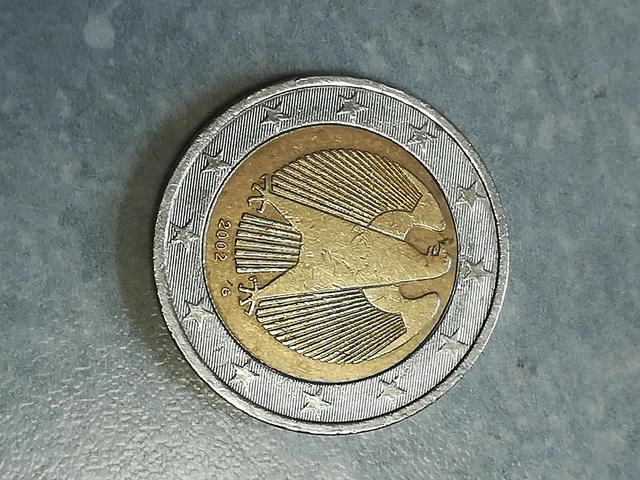 RARE PIECE DE 2 Euros 2002 G Aigle Fédérale EUR 550,00 - PicClick FR