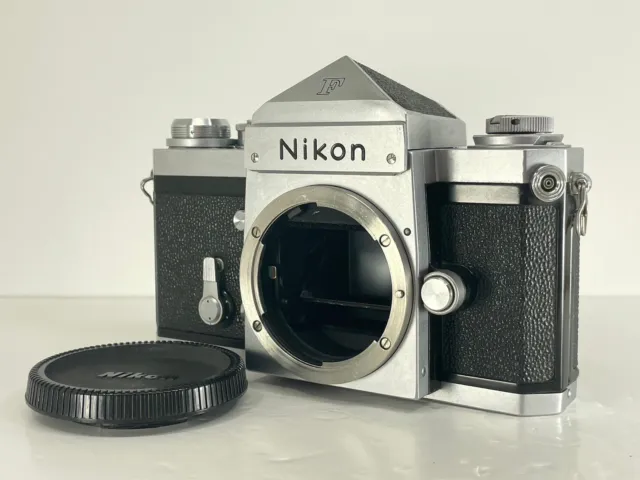 [ EXC+ 5] Nikon F Eye Level Argent 35mm Corps De Caméra À Film SLR De Japan