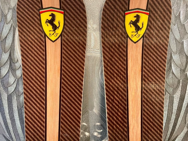 FERRARI Ski, Slalom Carver mit Bindung, nur 1 Tag gefahren, von Privat 2