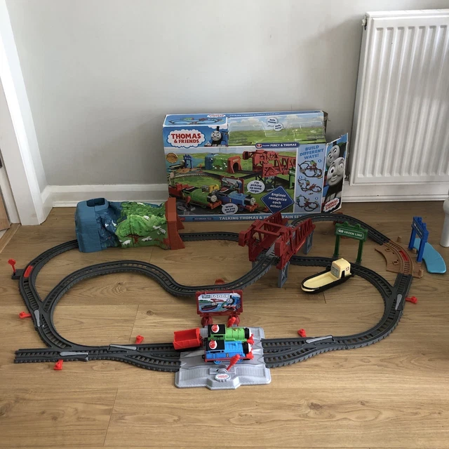 THOMAS & FRIENDS Talking Thomas and Percy Train Set Read Description £ ...