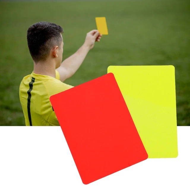 Football Referee Red and Yellow Card Tool for Precise and Consistent