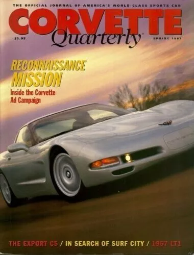 Corvette Quarterly Spring 1997 Vol 10 #1 Reconnaissance Mission Magazine Vintage