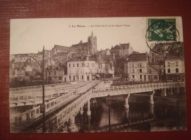 Le Mans 72 CPA Bridge In X And Pré District
