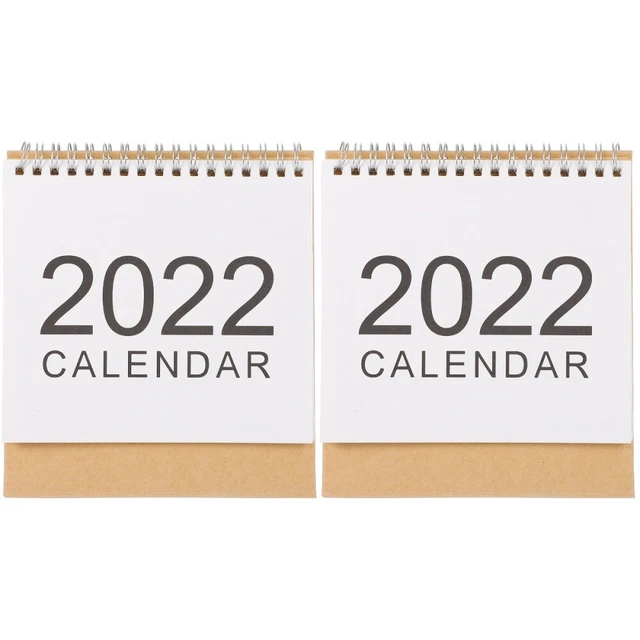 4044 Simple Ornamento Da Scrivania Piccolo Calendario 2022 Tavolo Ufficio Mini