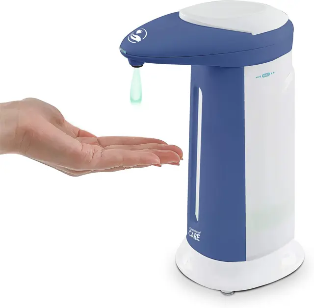 Touchless Soap, Hand Sanitizer Dispenser – Battery Operated Automatic Soap Dispe