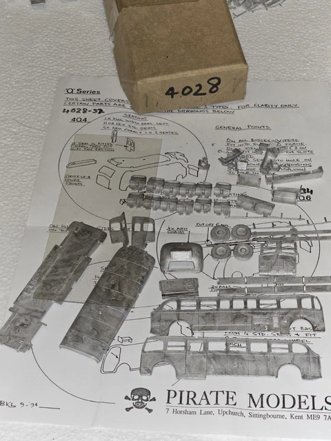 Kit Maquette Bus BMMO D9 - Mike Toman - White Metal - Échelle 1:76 - WTP4
