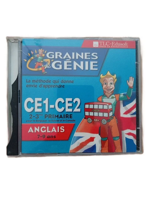 CD Rom graines de génie ANGLAIS 7/9 ans